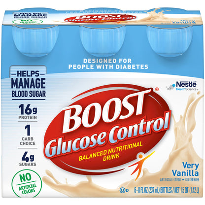 Boost Glucose Control® Oral Supplement Very Vanilla Flavor Liquid 8 oz. Bottle (983707_EA)