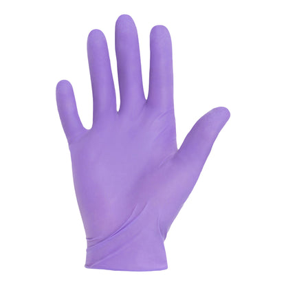 Purple Nitrile-Xtra™ Exam Glove Medium Sterile Pair Nitrile Extended Cuff Length Textured Fingertips Purple Chemo Tested (1042398_BX)