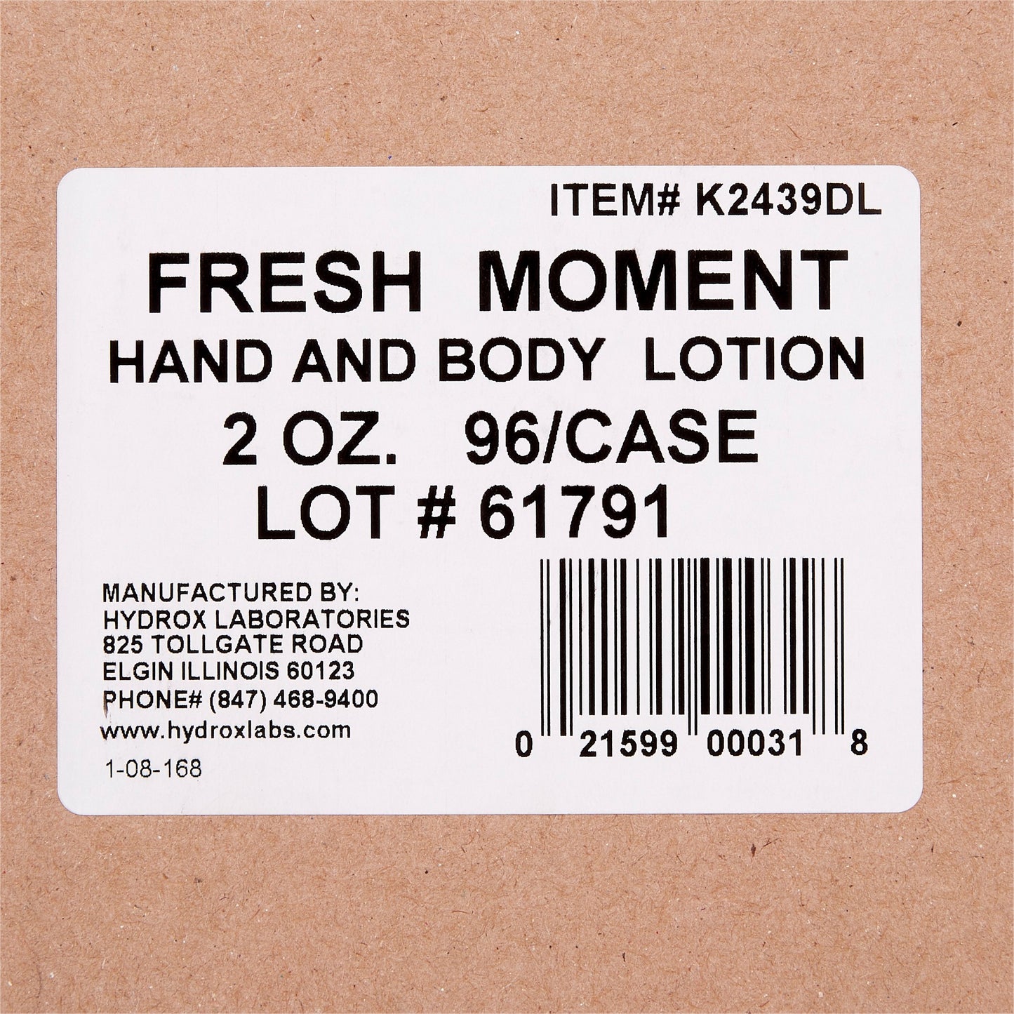 McKesson Hand and Body Moisturizer 2 oz. Bottle Scented Lotion (1094621_EA)