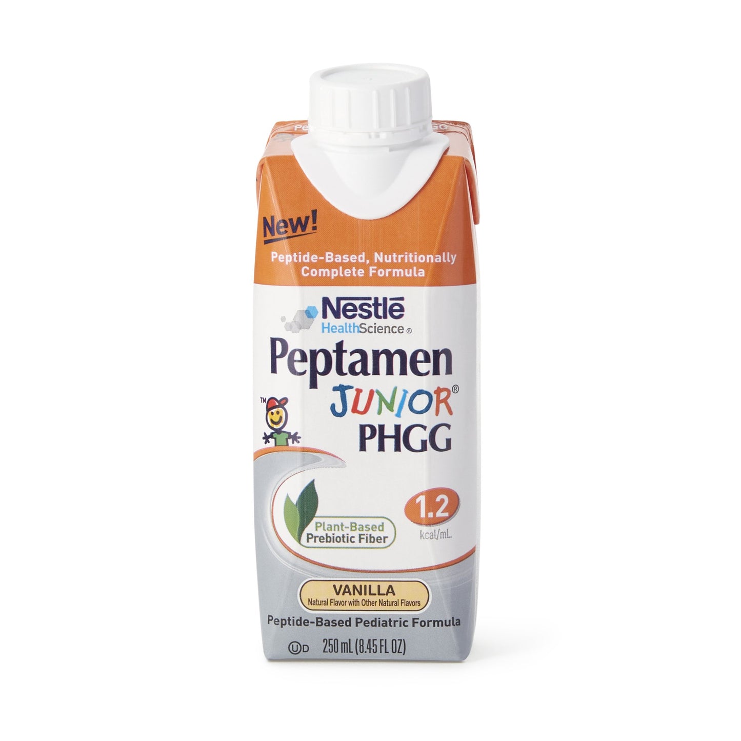 Peptamen Junior® PHGG Pediatric Oral Supplement Vanilla Flavor 8.45 oz. Carton Liquid PHGG Fiber Impaired GI Function (1196670_EA)