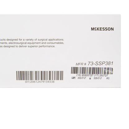 McKesson Argent™ Sure-Check® Sterilization Pouch Ethylene Oxide (EO) Gas / Steam 3-1/2 X 9 Inch Transparent / Blue Self Seal Paper / Film (527134_CS)