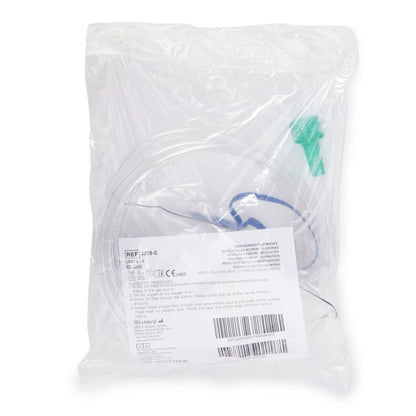 McKesson NonRebreather Oxygen Mask Elongated Style Adult One Size Fits Most Adjustable Head Strap (1052548_EA)