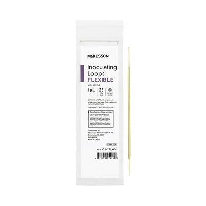 McKesson Inoculating Loop with Needle 1 µL ABS Integrated Handle Sterile (1175308_BG)