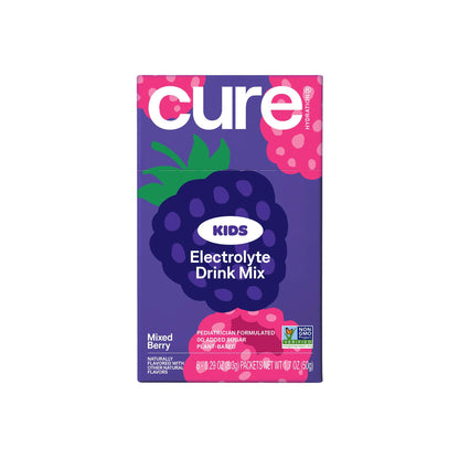 Cure® Oral Electrolyte Solution Mixed Berry Flavor 7.6 Gram Electrolyte (1256639_CS)