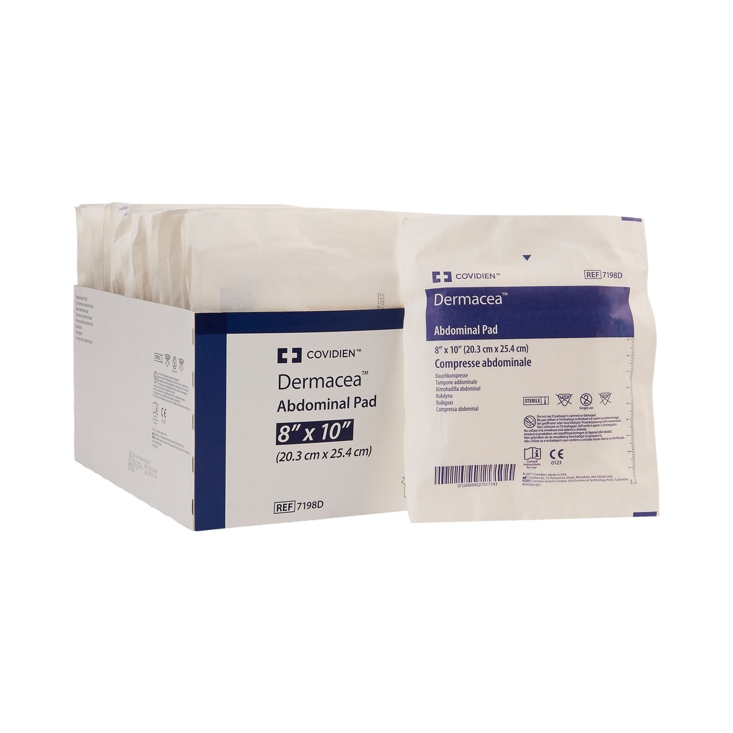 Dermacea™ Abdominal Pad 8 X 10 Inch Sterile 1 per Pack (566397_EA)
