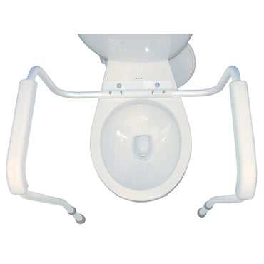 drive™ Toilet Safety Rail White / Gray Aluminum (625739_EA)