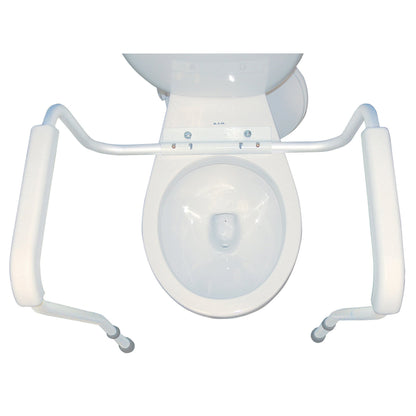 drive™ Toilet Safety Rail White / Gray Aluminum (625739_EA)