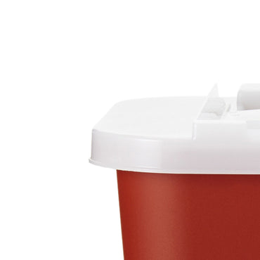 Sharps-A-Gator™ Sharps Container Red Base 10-1/4 H X 7 D X 10-1/2 W Inch Vertical Entry 2 Gallon (566144_EA)