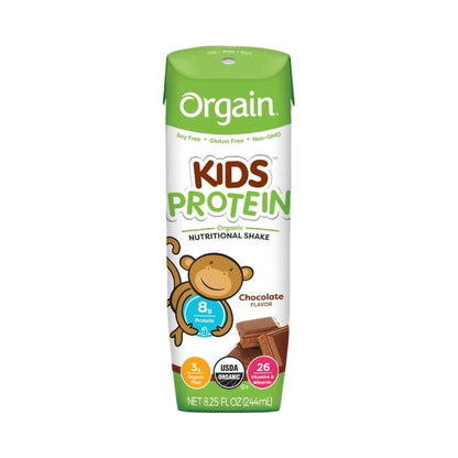 Orgain® Kids Protein™ Organic Nutritional Shake Pediatric Oral Supplement Chocolate Flavor 8.25 oz. Carton Liquid Organic (1100496_CS)