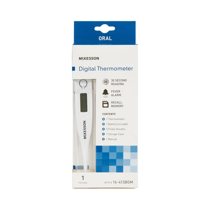 McKesson Digital Stick Thermometer Oral Probe Handheld (793284_EA)