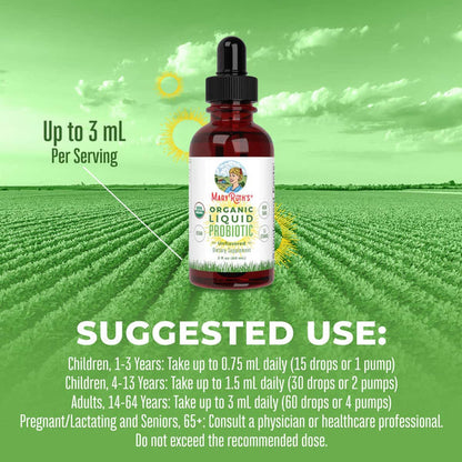 Mary Ruth's® Organic Liquid Probiotic Probiotic 2 oz. Liquid (1271769_EA)