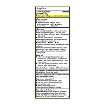 Foster & Thrive™ Children's Pain Relief 160 mg / 5 mL Strength Acetaminophen Oral Suspension 4 oz. (1238968_EA)