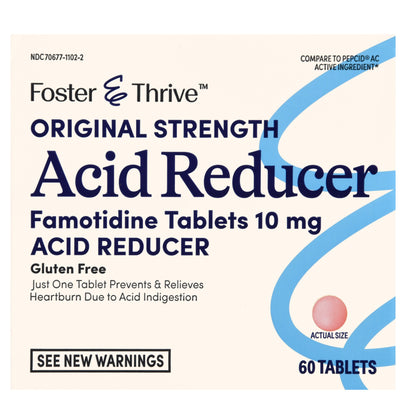 Foster & Thrive™ Antacid 10 mg Strength Tablet 60 per Box (1238919_BT)