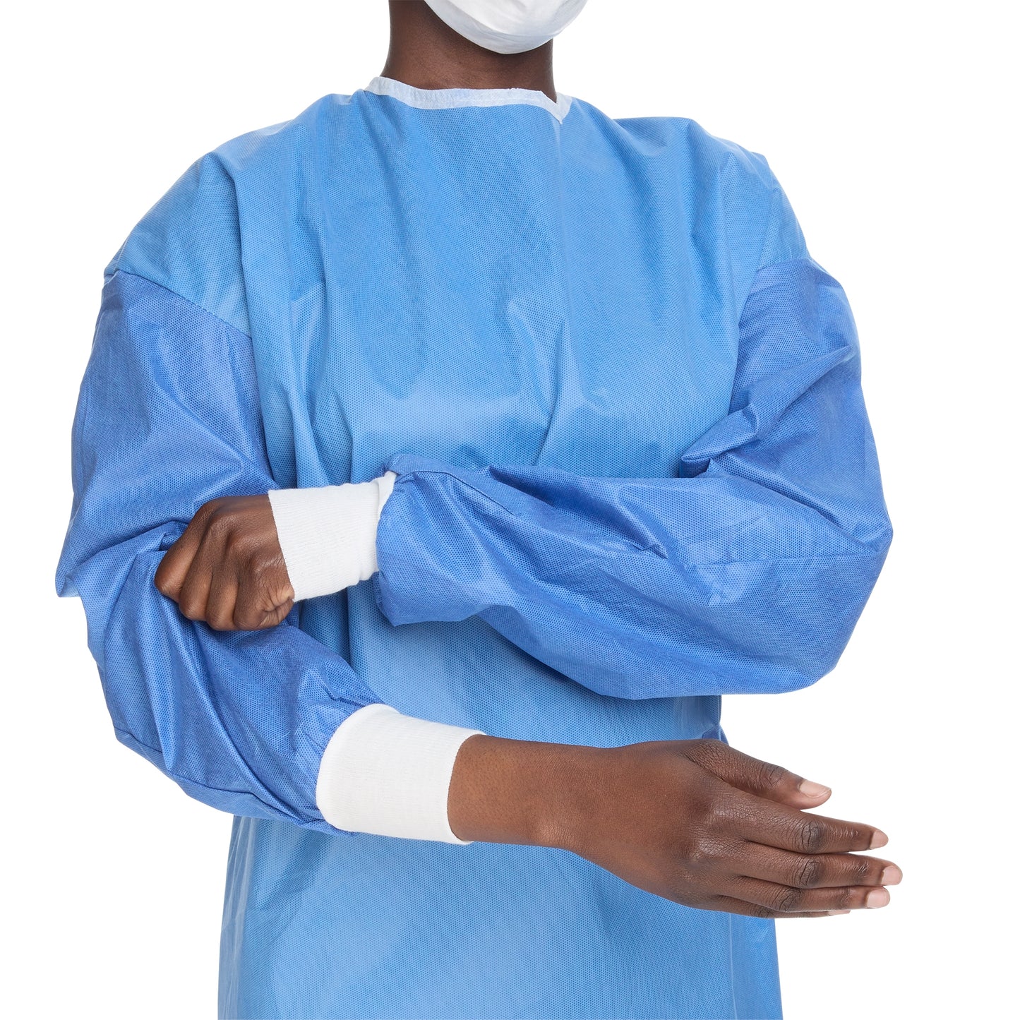 Astound® Non-Reinforced Surgical Gown with Towel Large Blue Sterile AAMI Level 3 Disposable (251111_CS)