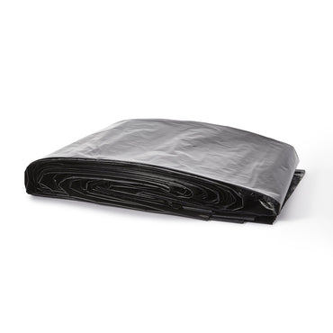 Colonial Bag Trash Bag 60 gal. Black LLDPE 1.8 mil 38 X 58 Inch X-Seal Bottom Flat Pack (862154_CS)