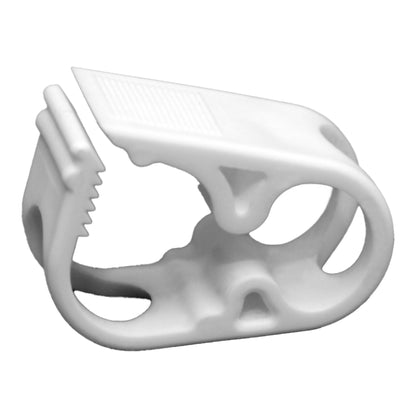 Urocare® Tube Clamp 3/4 X 1 X 1-1/2 Inch, NonSterile, White (1062078_EA)