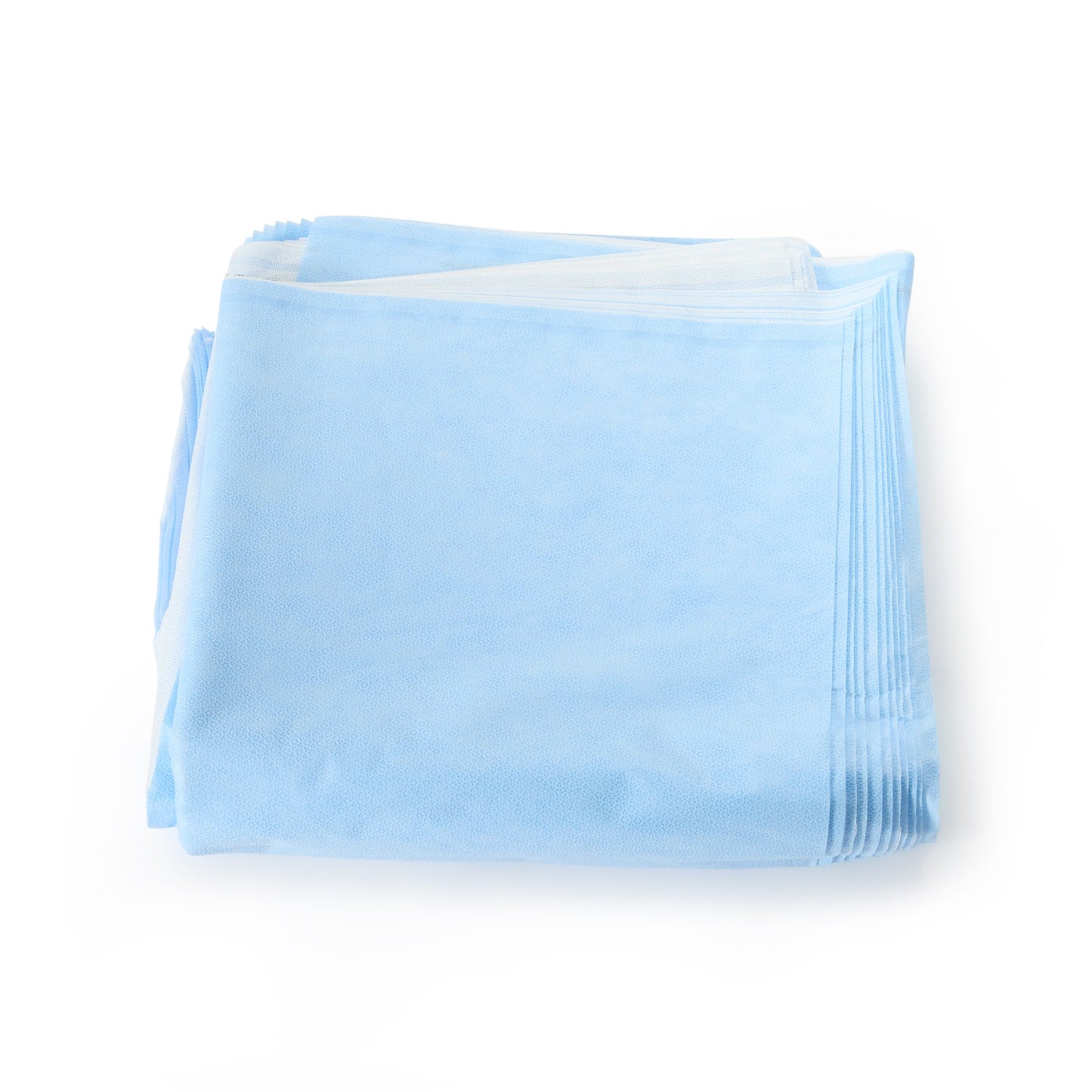 QUICK CHECK* H200 Sterilization Wrap White / Blue 30 X 30 Inch Dual Layer SMS Polypropylene Steam / EO Gas / Hydrogen Peroxide (825787_BG)