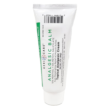 Geri-Care Topical Pain Relief 10% - 15% Strength Menthol / Methyl Salicylate Cream 3 oz. (1243042_EA)