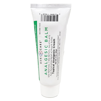 Geri-Care Topical Pain Relief 10% - 15% Strength Menthol / Methyl Salicylate Cream 3 oz. (1243042_EA)