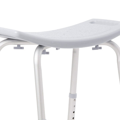 McKesson Bath Bench Without Arms Aluminum Frame Without Backrest 19-1/4 Inch Seat Width 300 lbs. Weight Capacity (1065209_EA)