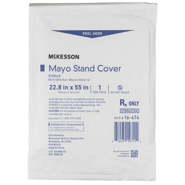 McKesson Brand Mayo Stand Cover 22.8 X 55.5 Inch (854598_CS)