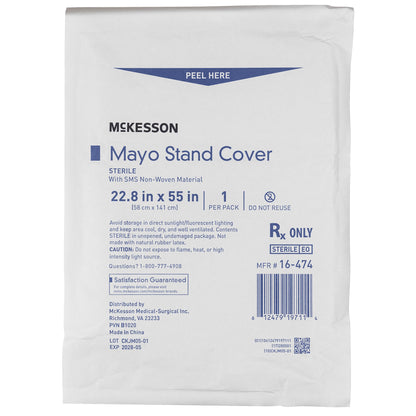 McKesson Brand Mayo Stand Cover 22.8 X 55.5 Inch (854598_CS)