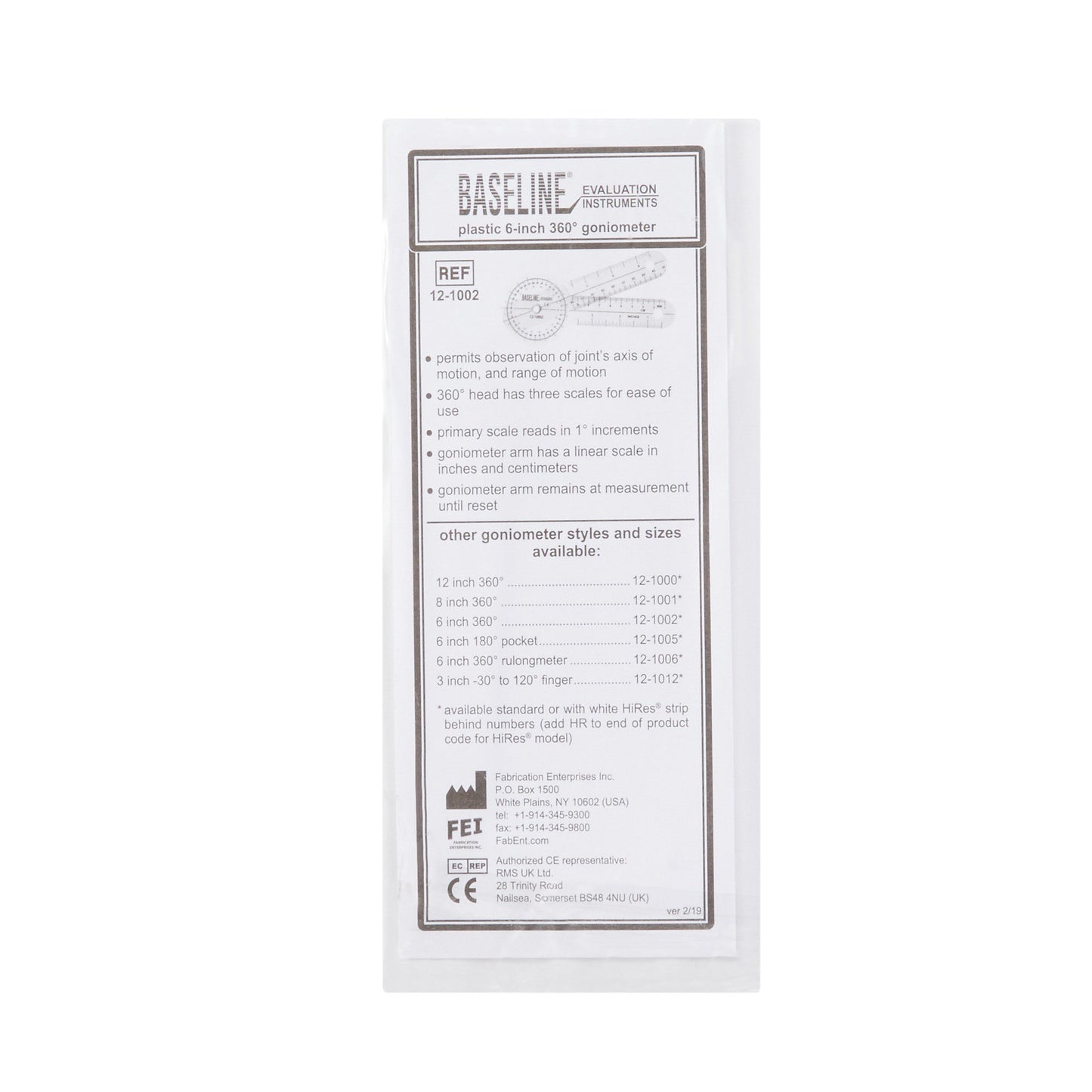 Baseline® Goniometer (304794_EA)