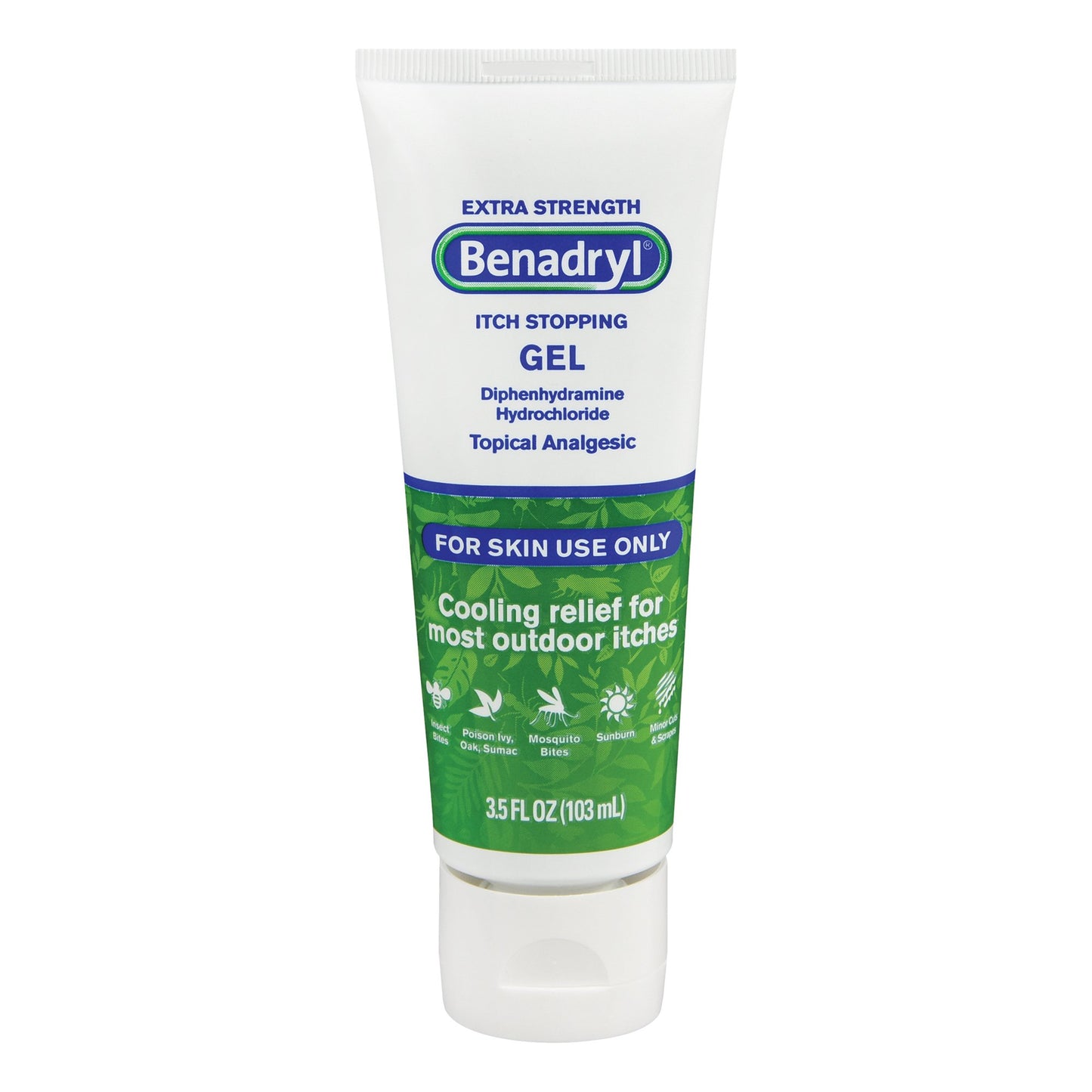 Benadryl® Itch Relief 2% Strength Gel 4 oz. Tube (895331_EA)