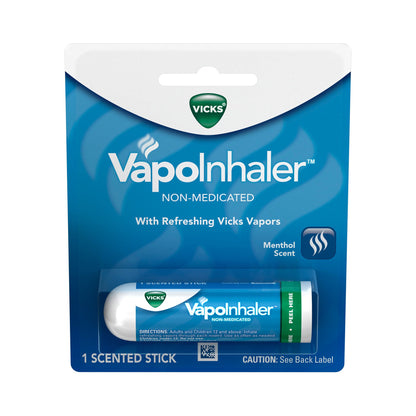 Vicks® VapoInhaler™ Cold and Cough Relief Inhalant Stick 0.2 mL (1173708_EA)