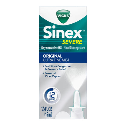 Vicks® Sinex™ Severe Nasal Decongestant 0.05% Nasal Spray 0.5 oz. (1229266_EA)