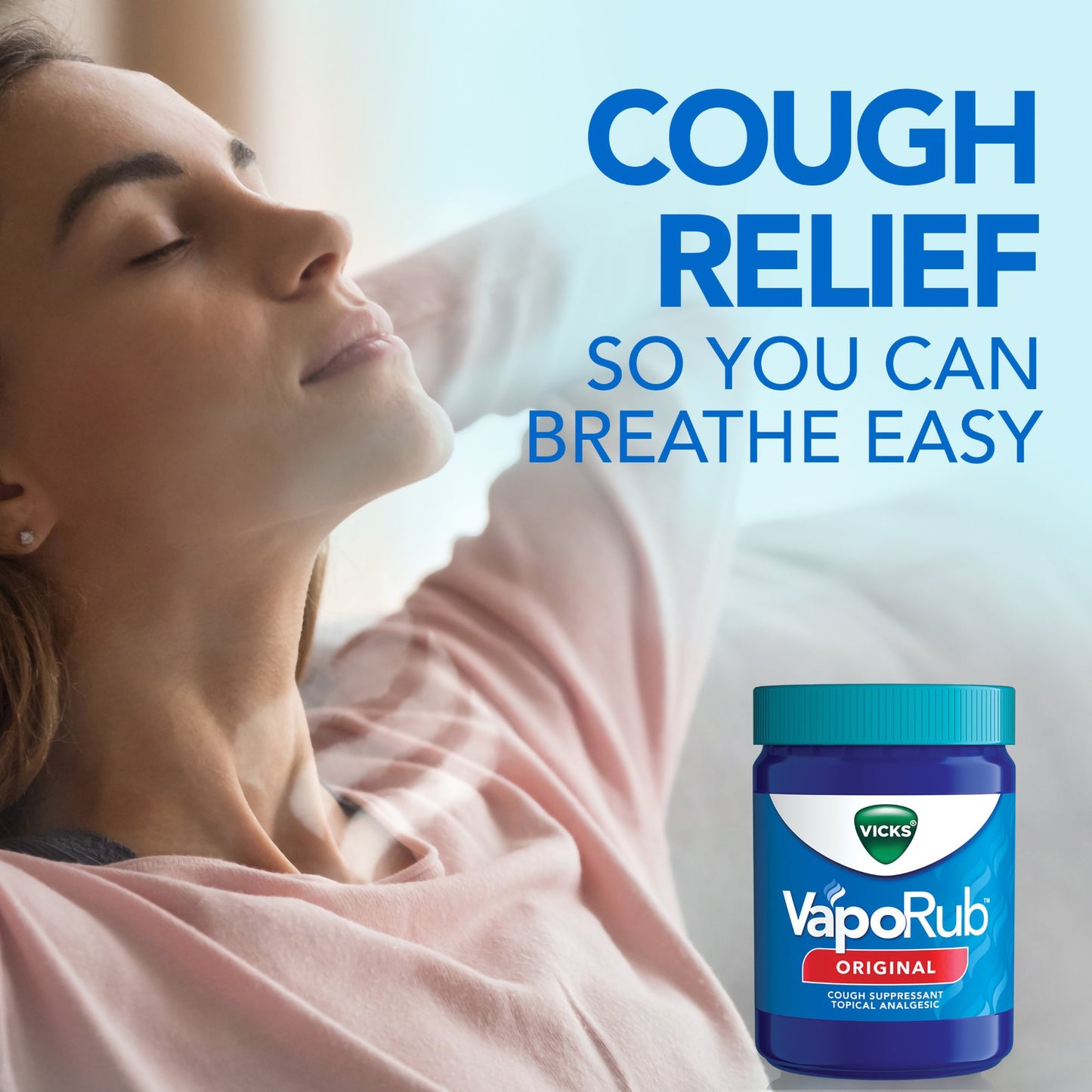 Vicks® VapoRub® Chest Rub 4.8% - 1.2% - 2.6% Strength Ointment 3.53 oz. (830713_EA)