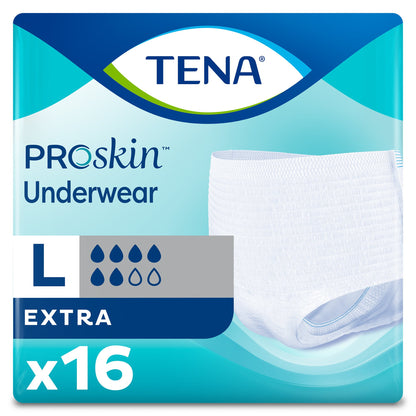 TENA® ProSkin™ Extra Unisex Adult Absorbent Underwear Pull On with Tear Away Seams Large Disposable Moderate Absorbency (978893_BG)