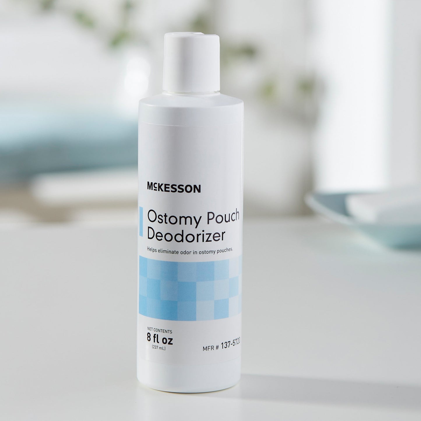 McKesson Ostomy Appliance Deodorant 8 oz., Squeeze Bottle, Unscented (1081292_CS)