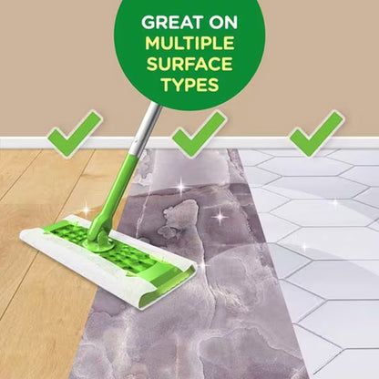 Swiffer® Wet Saturated Wet Mop Pad Bound Edge White Cloth Disposable (1260306_BX)