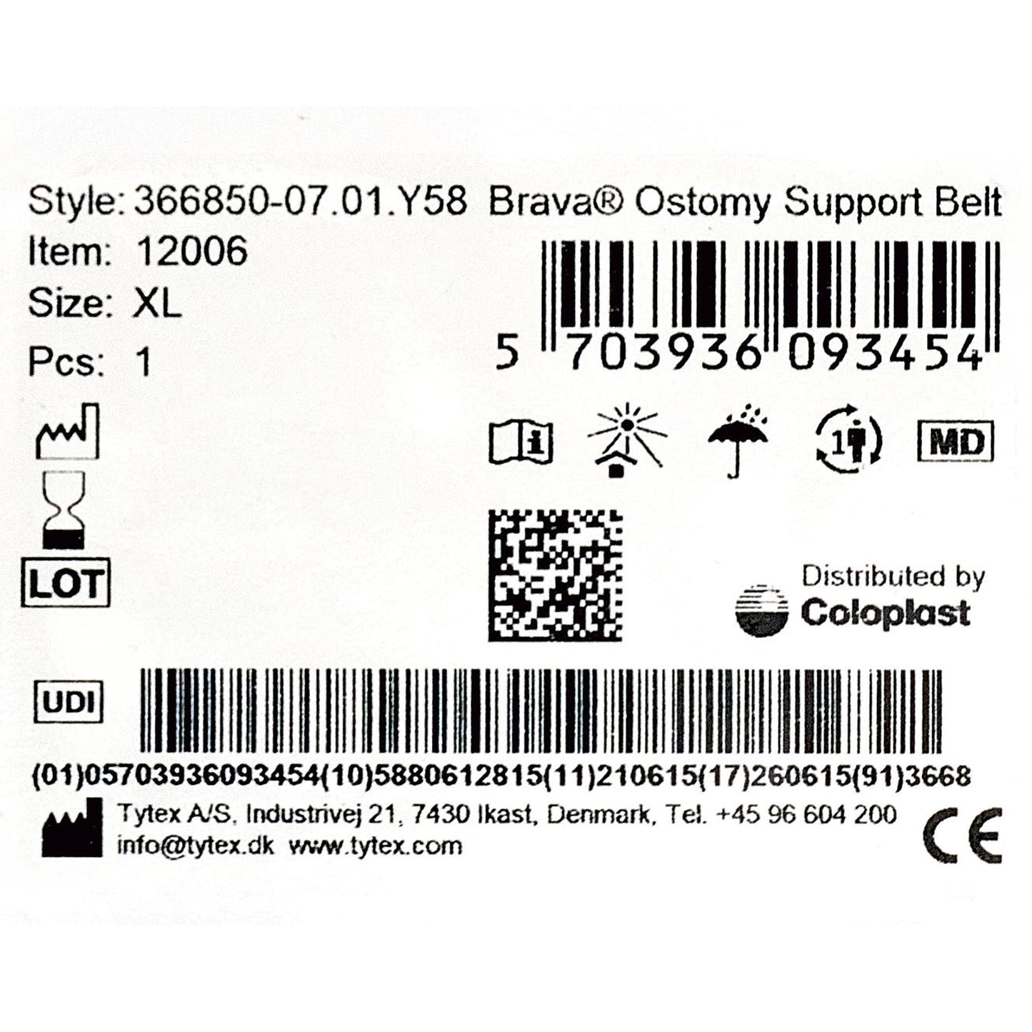 Brava® Ostomy Support Belt Brava® (1124363_BX)