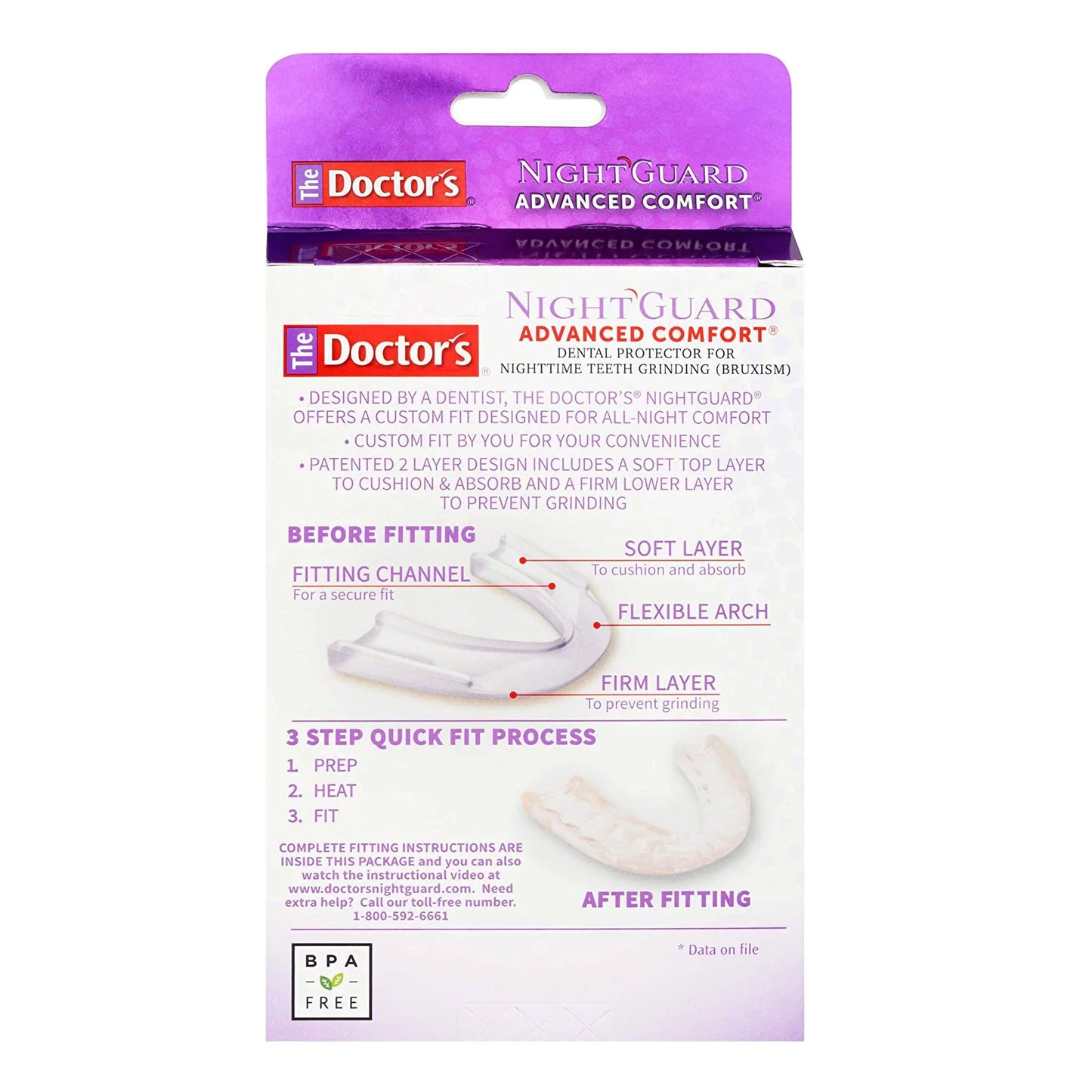 Doctor’s® NightGuard Advanced Comfort® Dental Protector Doctor’s® NightGuard Advanced Comfort® (1231447_EA)