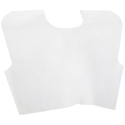McKesson Exam Cape White One Size Fits Most Front / Back Opening Without Closure Unisex Disposable (906757_CS)
