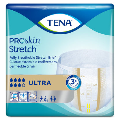 TENA ProSkin Stretch™ Ultra Unisex Adult Incontinence Brief Large / X-Large Disposable Heavy Absorbency (871836_PK)