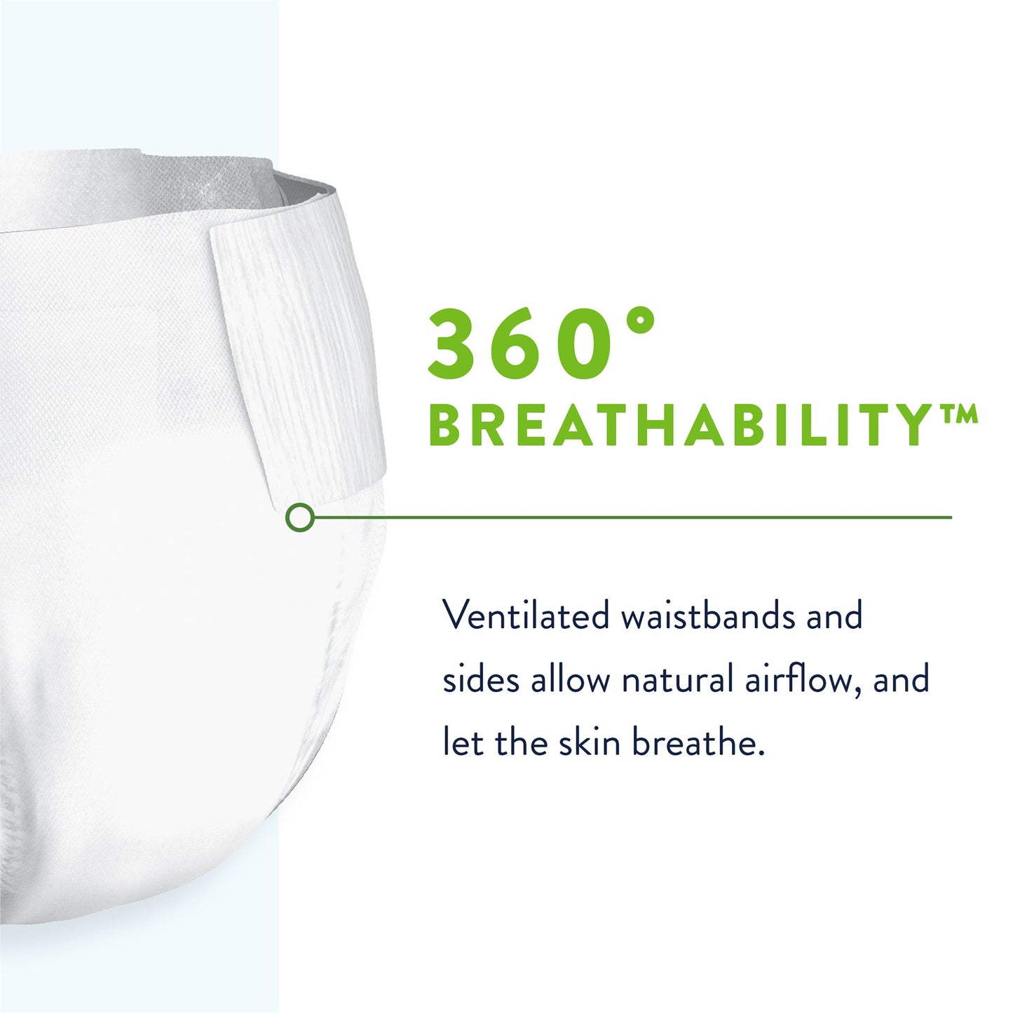 Prevail® Per-Fit 360°™ Unisex Adult Incontinence Brief Size 1 Disposable Heavy Absorbency (1234412_CS)