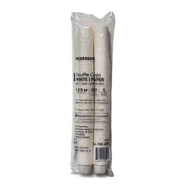 McKesson Souffle Cup 1 oz. White Paper Disposable (1251880_CS)