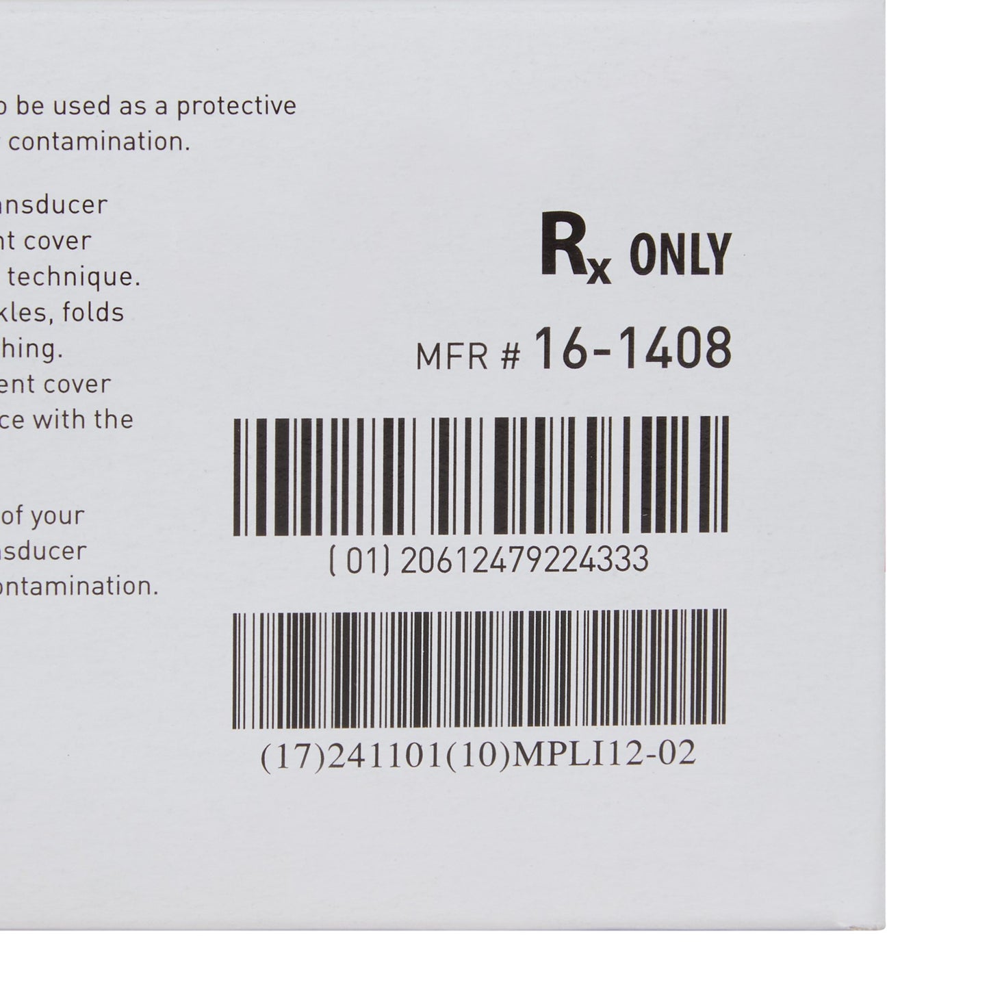 McKesson Ultrasound Probe Cover 1-2/5 X 7-1/2 Inch Latex NonSterile Rolled (1087740_CS)