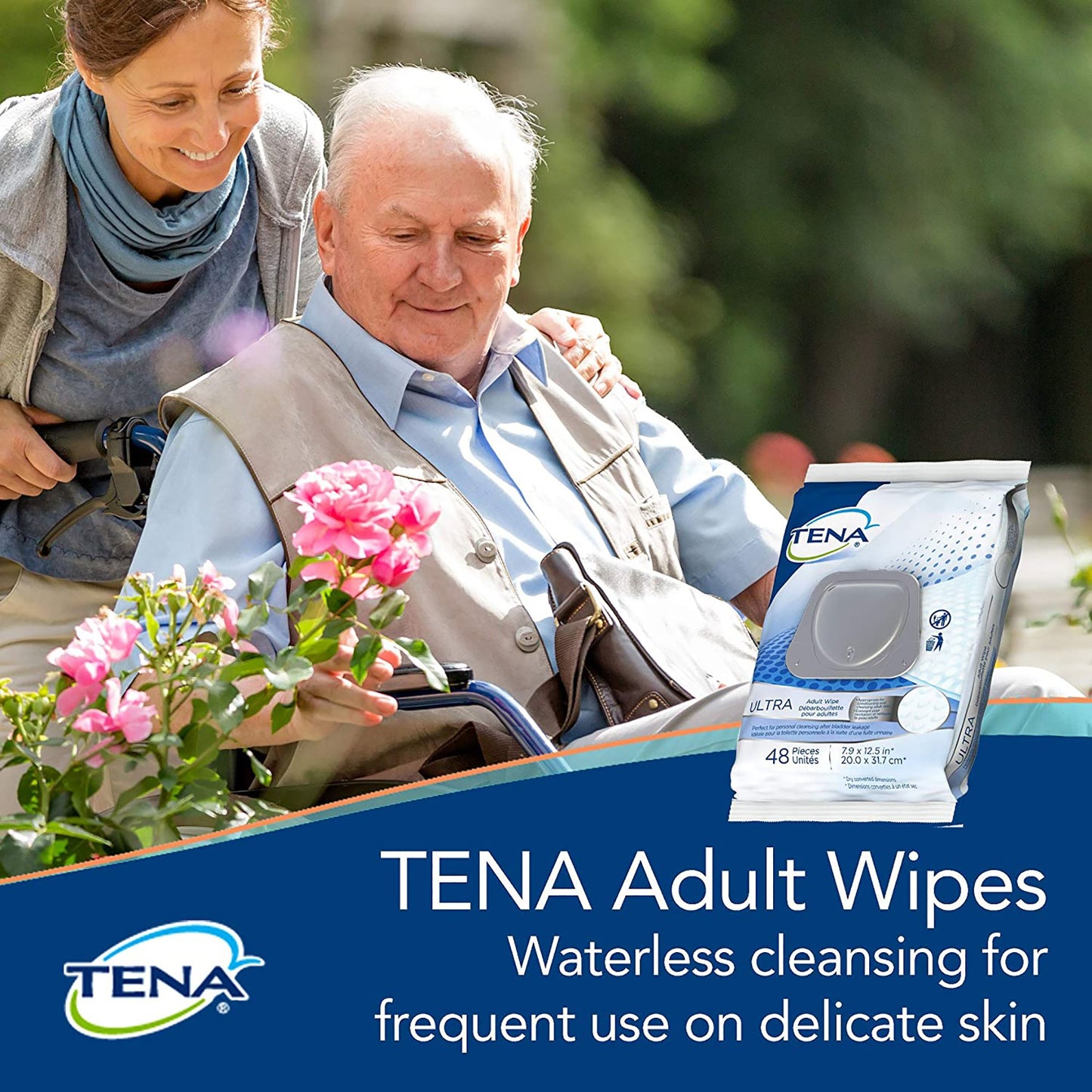 TENA ProSkin™ UltraFlush® Flushable Personal Wipe Soft Pack Scented 48 Count (931638_CS)