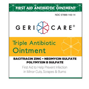 Geri-Care First Aid Antibiotic Ointment 0.9 Gram Individual Packet (1220890_BX)