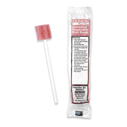 Toothette® Oral Swab Untreated Foam Tip 1 per Pack (33711_EA)