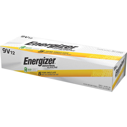 Energizer® Alkaline Battery 9V Cell 9V Disposable (258468_EA)