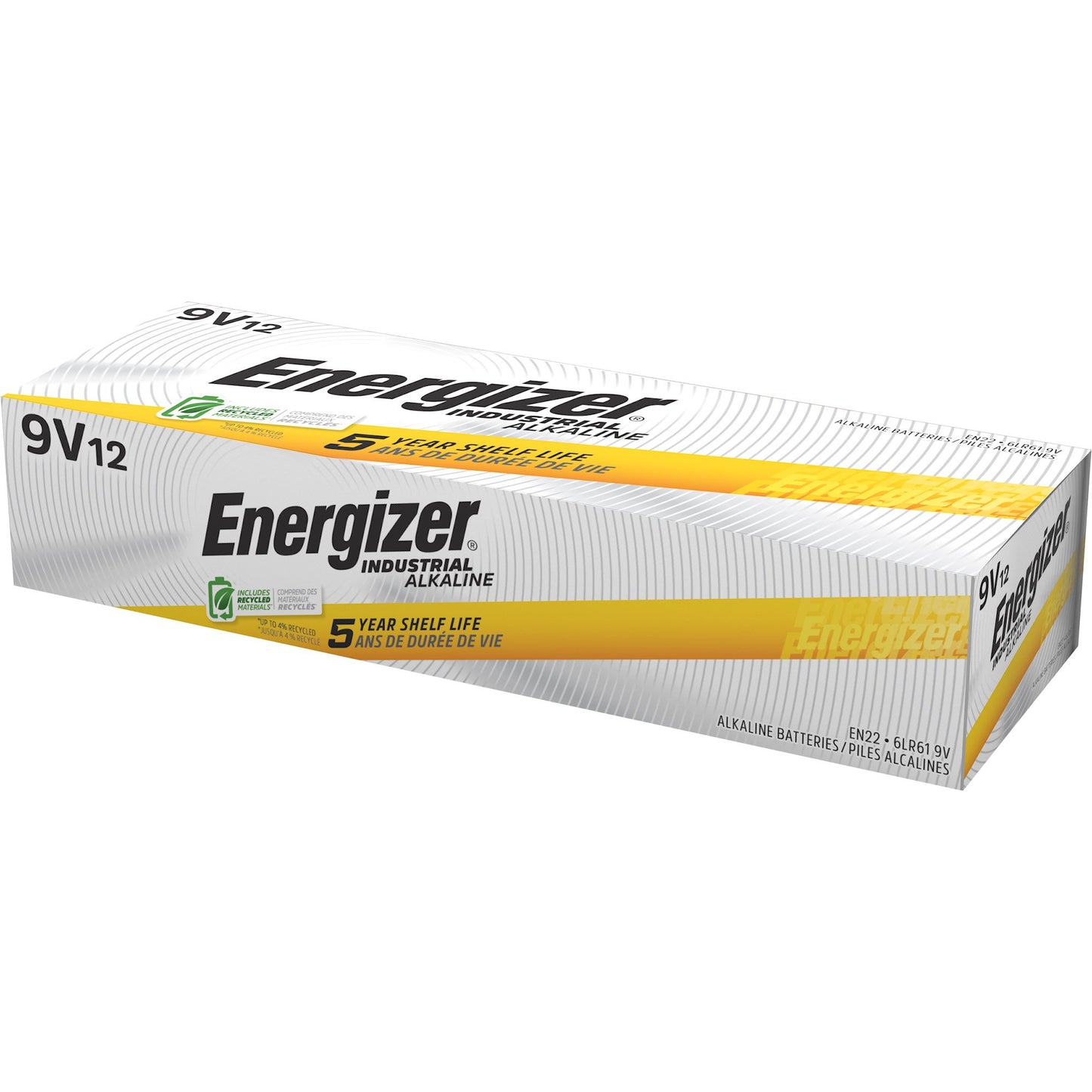 Energizer® Alkaline Battery 9V Cell 9V Disposable (258468_CS)