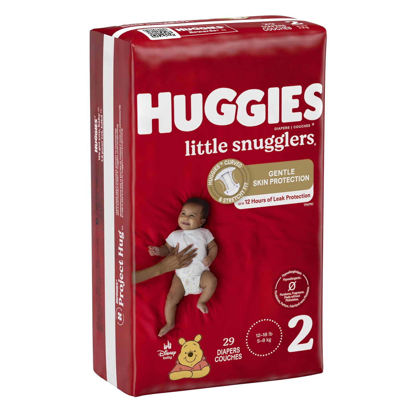 Huggies® Little Snugglers Unisex Baby Diaper Size 2 Disposable Heavy Absorbency (1128673_PK)