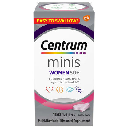 Centrum® Women 50+ Multivitamin Supplement Tablet 160 per Bottle (1230551_BT)