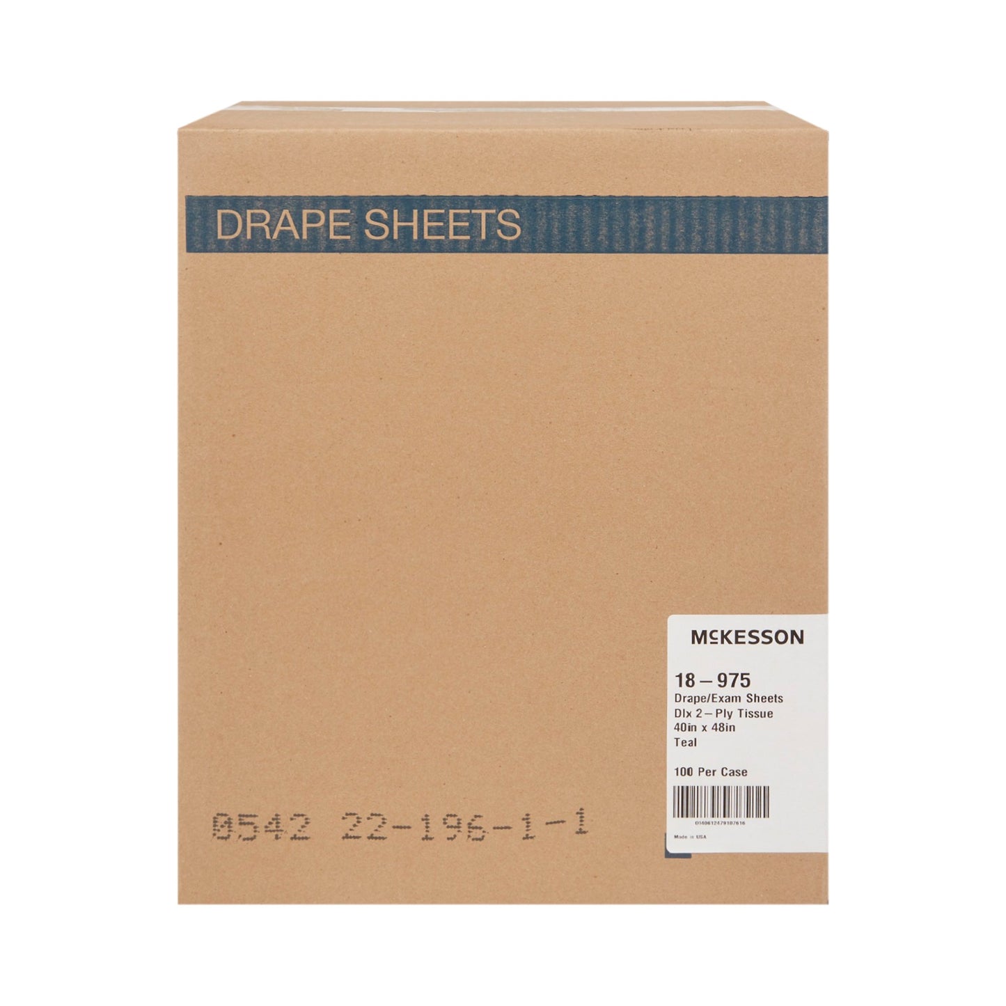 McKesson General Purpose Drape Physical Exam Drape 40 W X 48 L Inch NonSterile (224224_CS)