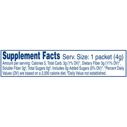 Nutrisource® Fiber Oral Supplement Unflavored Powder 4 Gram Individual Packet (777275_EA)